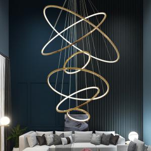 China Eco High End Contemporary Ring Chandelier Energy Saving For Corridor on sale