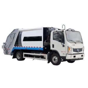 China Dongfeng God 6 Square Pure Electric Compression Garbage Truck for Custom's Requirement and Eco-Friendly Waste Handling on sale