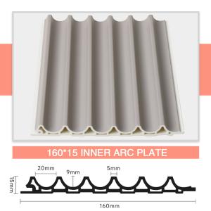 Aging Resistance WPC Fluted Wall Panel Installation Antibacterial