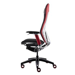 Polished Aluminum Mesh Gaming Chairs PA Back Frame Executive