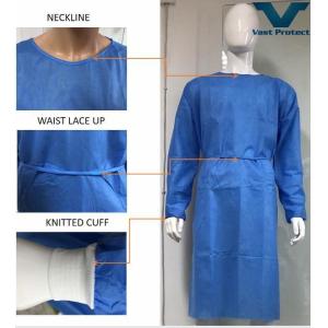 Antistatic Knitted Fabric Surgical Gown Soft Waterproof Isolation Protection CE
