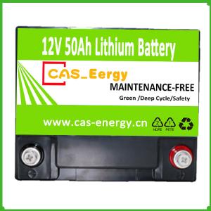 Long cycle life customized sizes 12V 50ah lithium ion battery 12v battery