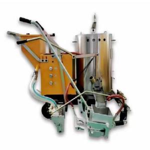 Hand Pushing Parking Line Striper Street Striping Machine 1.2-3mm Adjustment