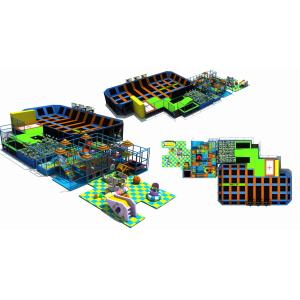 China 760M2 China Best Indoor Trampoline/Large Spring Free Trampoline with Safety Enclosure on sale