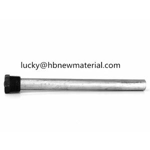 3/4 NPT X 20.62 Az31b Magnesium Anode Rod , Extruded Water Heater Anode