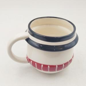Customized Ceramic Christmas Mugs Glossy Finish And Colorful Design