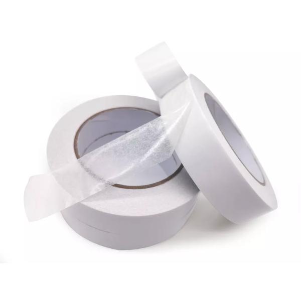Quality 15 / 20mmx50m White Release Paper Double Sided Tape Tissue Paper Packing Tape wholesale