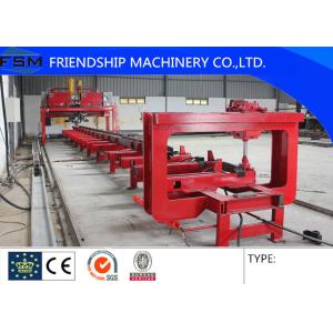 Semi Trailer Chassis Beam Welding Line Trailer Beam Hydraulic Assembly Table