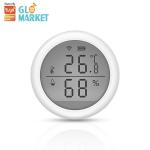 Tuya Smart Digital Wifi Temperature And Humidity Sensor LCD Screen With Alexa