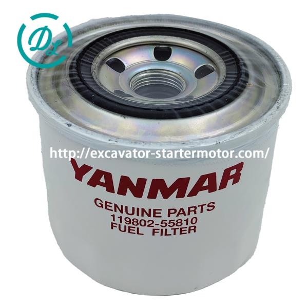 Quality EexcavaStart Yanmar 119802-55810 Fuel Filter for 4TNV94 Engine wholesale