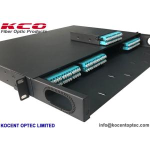 SM MM OM3 OM4 OM5 High Destiny 96 cores 1U MPO MTP Optical Patch Panel
