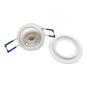 All In One Adjustable Dimmable LED Downlights 7W 3000k Interchangeable