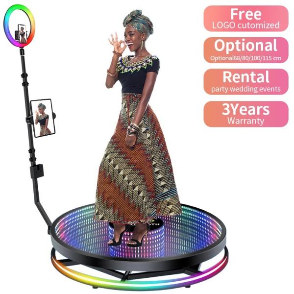 Free Accessories Included Automatic 360° Overhead Photo Booth for iPad and