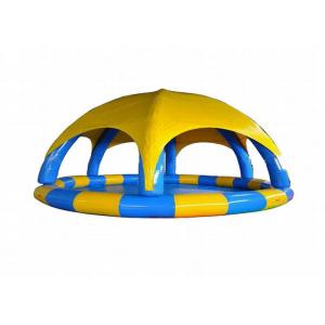 Funny Attractive Large Inflatable Swimming Pool With Inflatable Tent For Water