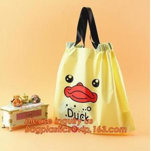 Drawtape Plastic Car Biodegradable Garbage Bag,Plastic laundry drawtape handle