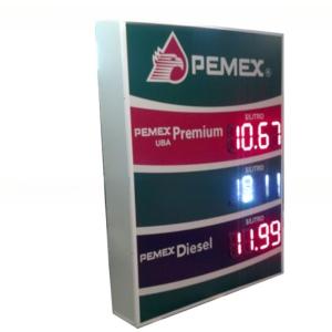 Alibaba whosale price gas price 7 segment led display 8 inch