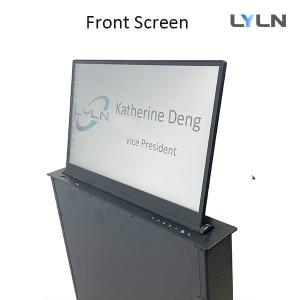 Motorized Retractable Monitor With 10.1 Inch Digital Nameplate for Displaying