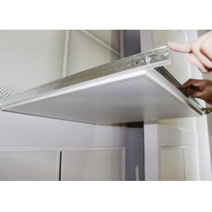 Lay In Metal Suspended Ceiling Tiles Suspended Installed With Tee Bar H32 X W14