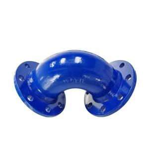 Cheap PN25 Ductile Iron Pipe Fittings Double Flanged Bend 90/45 Degree for sale