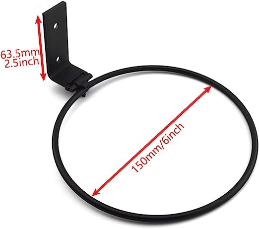 Quality Round Wall Mounted Planter Metal Hanging Basket Bracket with 5mm Thickness Flower Pot wholesale