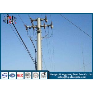 High Voltage 220KV Electrical Power Pole 15-60m For Power Transmission Project