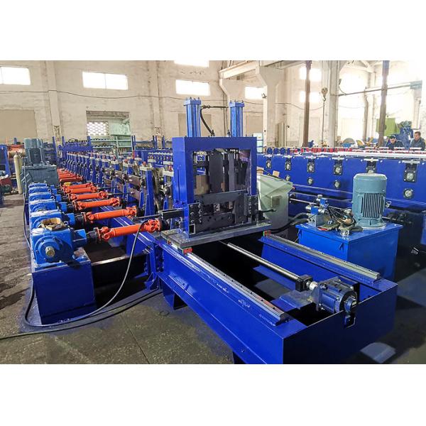 Quality Automatic Adjustment CZ Purlin Changeover Roll Forming Machine With Gear Box Driven System wholesale