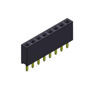 Female Header Connector 2.54mm Single Row Dip TYPE 1*2PIN To 1*40PIN H=7.10mm