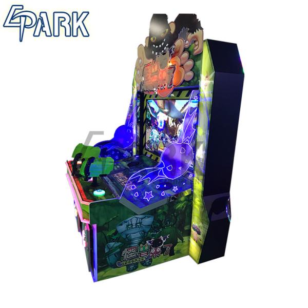 Game Center Redemption Game Equipment / Lovely Hit Monster Laser Shooting Gun