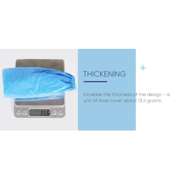 Waterproof Non Skid Laminated Plastic Disposable Shoe Cover