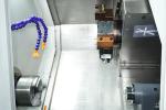 Automatic Dual Turret Linear Cnc Turning Machine High Rigidity