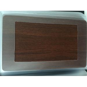 Weather Resistance 150mm~3000mm Width Wood Grain Aluminium Sheet Lightweight
