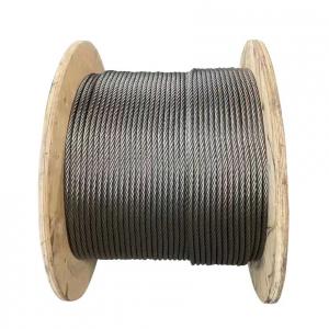 China 8x19S FC Ungalvanized Alu-Zinc Galvanized Steel Wire Rope for Auger Drill Grooving Machine on sale