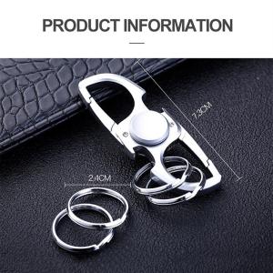 EDC Keychain Finger Toy Unisex Alloy Fingertip Gyroscope for Children's