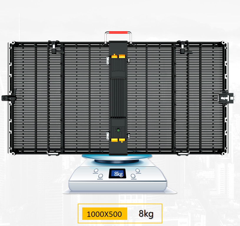 Crystal Series Outdoor Transparent LED Screen with P5.2-10.42mm Pixel Pitch 1000