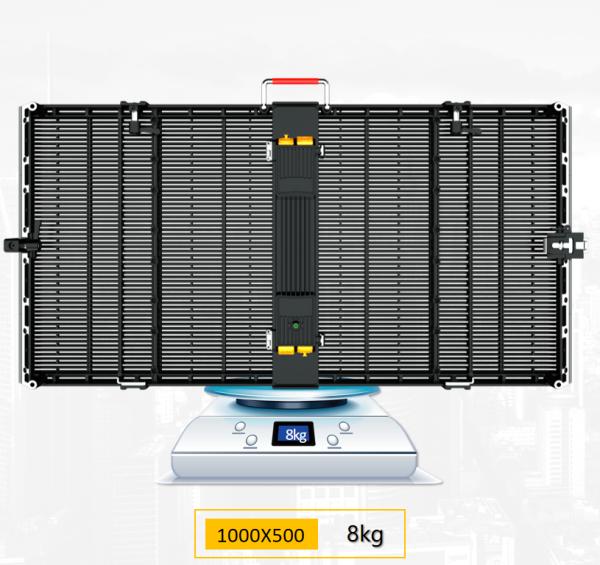 Crystal Series Outdoor Transparent LED Screen with P5.2-10.42mm Pixel Pitch 1000