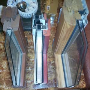 KDSBuilding Sound Proof Aluminum Clad Wood Window with Double Glazed Glass alloy