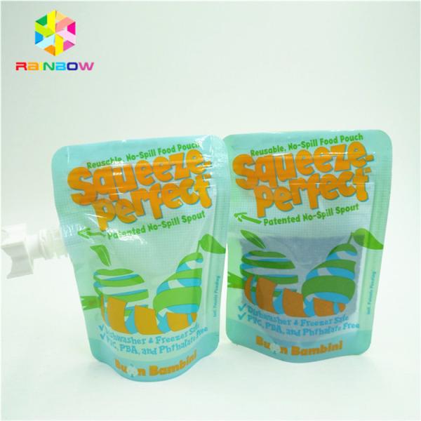 45mic MOPP Plastic Pouches Packaging AL 0.7C Gravure CMYK Food