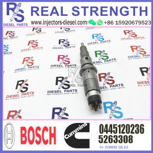 0445120236 5263308 BOSCH Diesel Injector For Cummins Engine ISL8.9 QSL9 QSC8.3