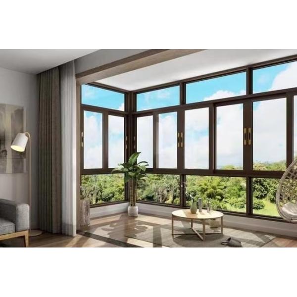 Quality Lightweight Home Aluminum Sliding Window Powder Spraying / Fluorocarbon Spray wholesale