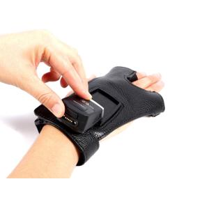 Small Bluetooth Barcode Reader , Wireless Barcode Scanner With Glove Fixed