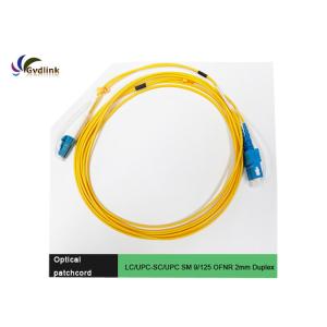 LC/UPC-SC/UPC SM 9/125um Fiber Optic Jumper Cables