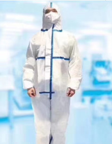 Polypropylene Non Woven Waterproof Isolation Gown Single Use Non Irritating