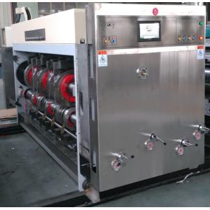 Vacuum Transfer Printer Slotter Die Cutter / Flexographic Box Printing Machine