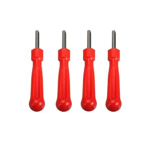 Portable Red Tyre Valve Core Remover Tool For Car / Bicycle / Truck Motor