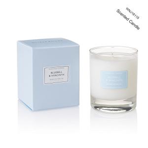 China Transparent Glass Bottle Home Scented Candles with Folding Box Simple Style on sale
