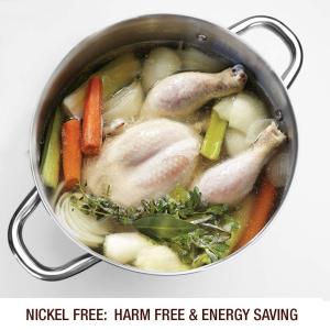 Good Selling 18/8 Stainless Steel Soup Pots Multi-user Stew Pots Cooking Pots