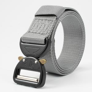 EDC Tactical Cotton Canvas Belt Metal Buckle 3.7cm Width