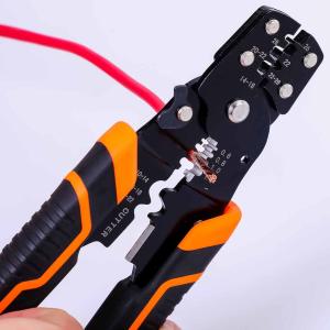 185mm Wire Strippers Wire Cutter Tip Wire Grip Twist with Safety Locker for Easy