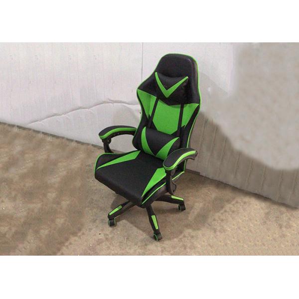 Quality Rotating Lifting Headrest 50cm Modern Leather Desk Chair wholesale