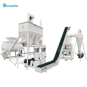 Customizable Animal Feed Pelletizing Line with Engineer Guide Installation and